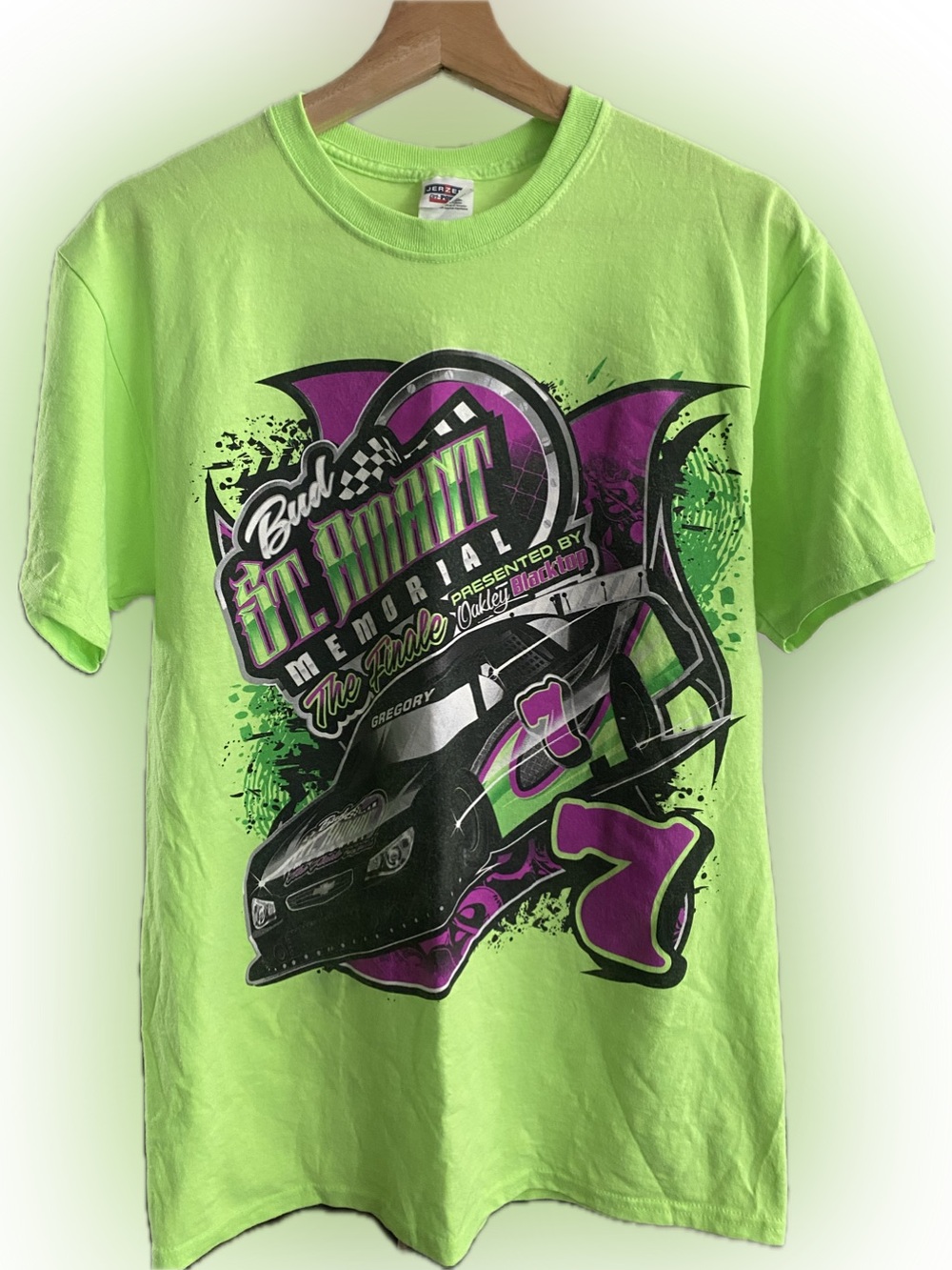 NASCAR Green Neon T-shirt